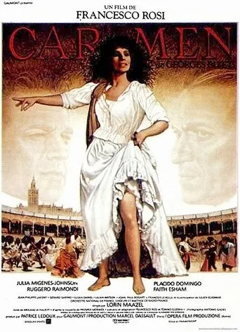 Póster de Carmen de Bizet (1984) con Ruggero Raimondi como Escamillo