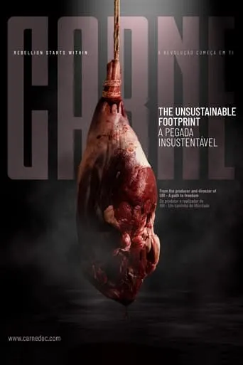 Póster de Carne: A Pegada Insustentável