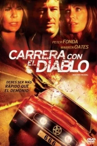 Póster de Carrera con el Diablo (1975) con Paul A. Partain como Cal Mathers