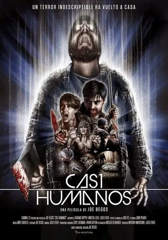Póster de Casi humanos (2014) con Joe Begos como Channel 2 Anchor