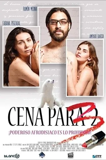Póster de Cena para tres
