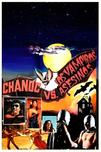 Póster de Chanoc y El Hijo del Santo contra los vampiros asesinos