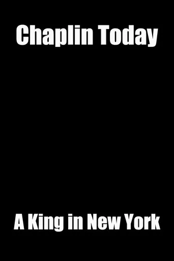 Póster de Chaplin Today: 'A King in New York'