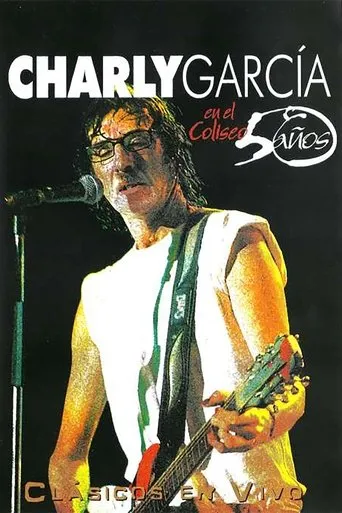 Póster de Charly Garcia en el Coliseo 50 Años