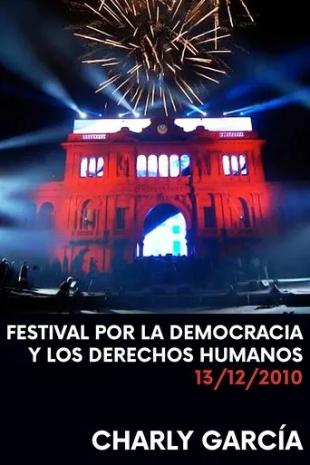 Póster de Charly García: Festival por los derechos humanos y la democracia