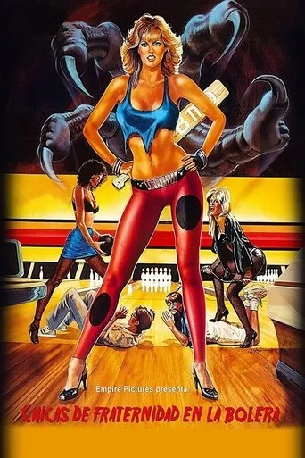 Póster de Chicas de fraternidad en la bolera (Juego infernal) (1988) con Michelle Bauer como Lisa