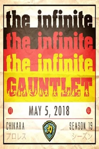 Póster de CHIKARA Infinite Gauntlet 2018