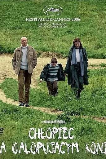 Póster de Chlopiec na galopujacym koniu