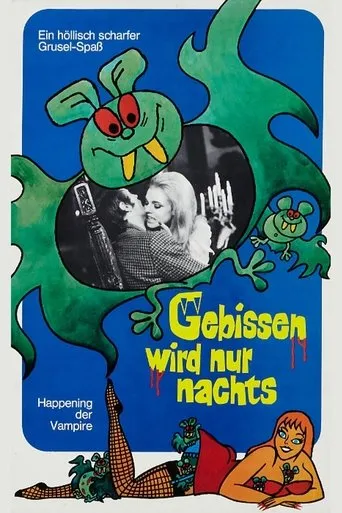 Póster de Chúpame…la sangre, tío (1971) con Ursula Heyer como Betty Williams / Großmutter Clarimonde Catani