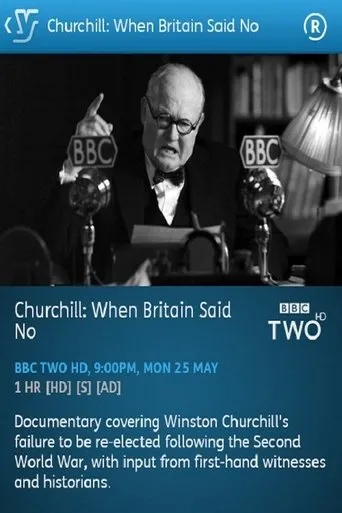 Póster de Churchill: When Britain Said No