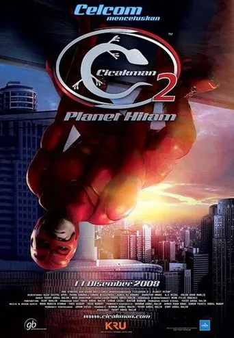Póster de Cicakman 2 (2008) con Hafidzuddin Fazil como Fire Chief