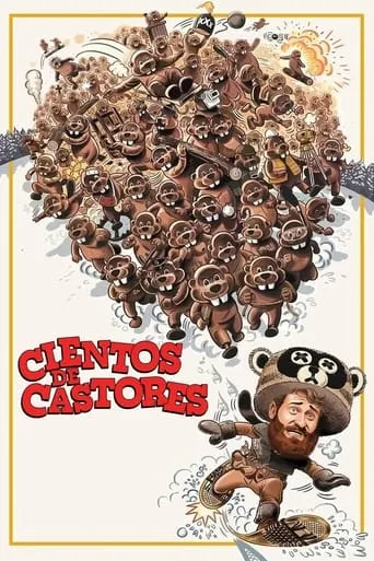 Póster de Cientos de castores (2024) con Mike Wesolowski como Mascot