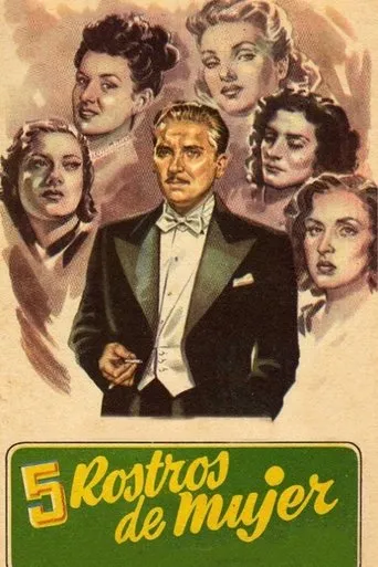 Póster de Cinco rostros de mujer