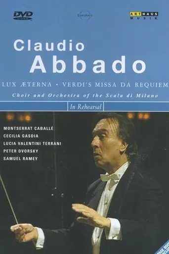 Póster de Claudio Abbado in Rehearsal: Verdi: Missa Da Requiem