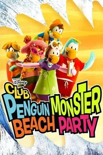 Póster de Club Penguin Monster Beach Party
