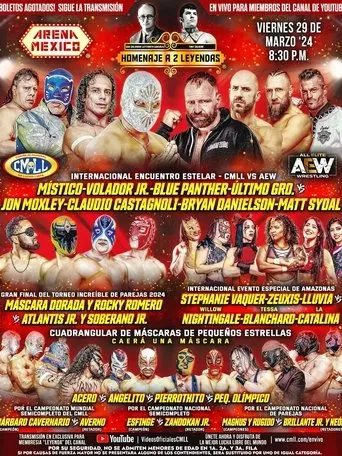 Póster de CMLL Homenaje a Dos Leyendas 2024
