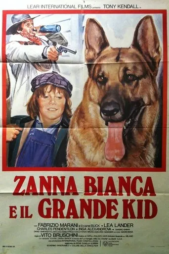 Póster de Colmillo Blanco y Kid