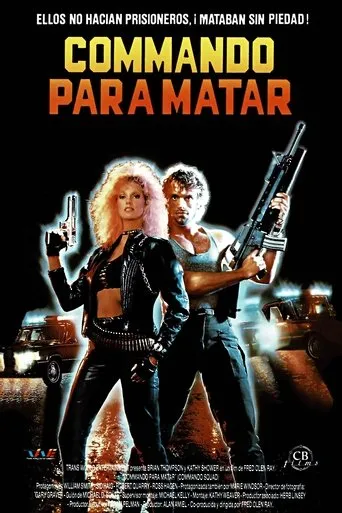 Póster de Comando para matar (1987) con Tane McClure como Sunny