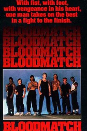 Póster de Combate sangriento (1991) con Vincent Klyn como Carl Cuba