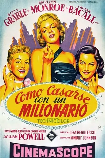 Póster de Cómo casarse con un millonario