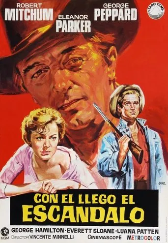 Póster de Con él llegó el escándalo