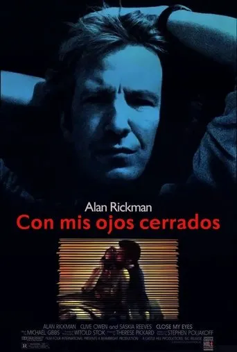 Póster de Con mis ojos cerrados (1991) con Lesley Sharp como Jessica