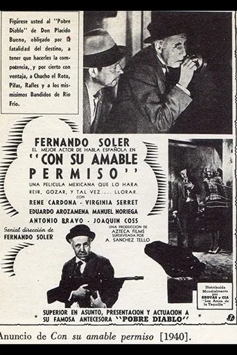 Póster de Con su amable permiso