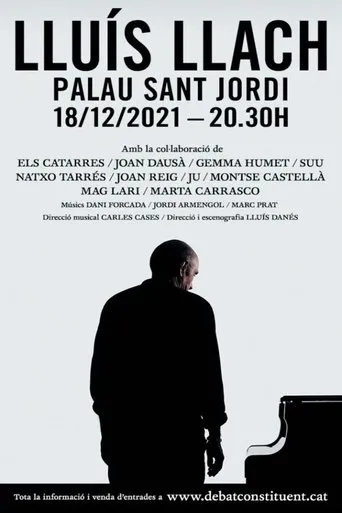 Póster de Concert Lluís Llach