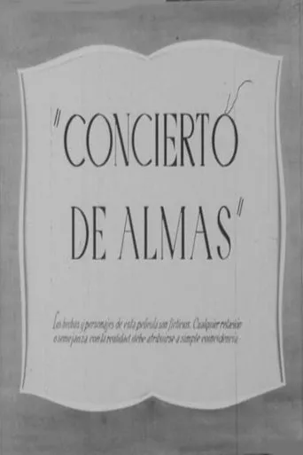 Póster de Concierto de almas