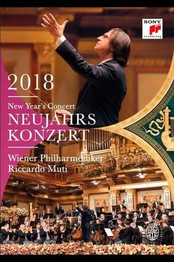 Póster de Concierto de Año Nuevo de la Orquesta Filarmónica de Viena 2018