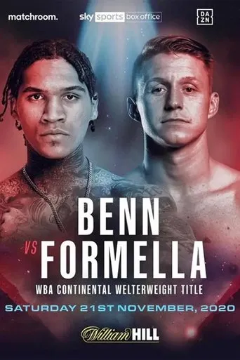 Póster de Conor Benn vs. Sebastian Formella