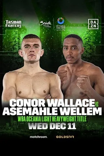 Póster de Conor Wallace vs. Asemahle Wellem