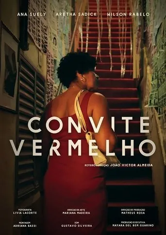 Póster de Convite Vermelho