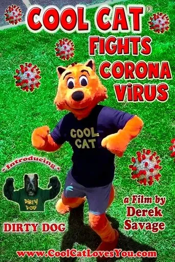 Póster de Cool Cat Fights Coronavirus