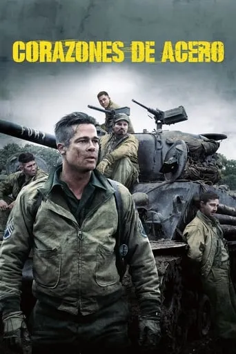 Póster de Corazones de acero (2014) con Eric Kofi Abrefa como Company Messenger