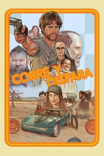 Póster de Corre y dispara (2022) con Rafael Cebrian como Lupe