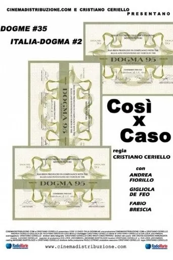 Póster de Così x Caso