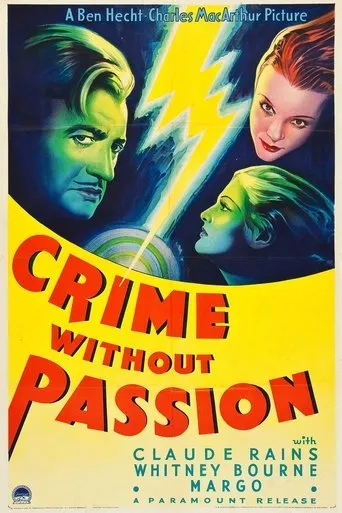 Póster de Crime Without Passion