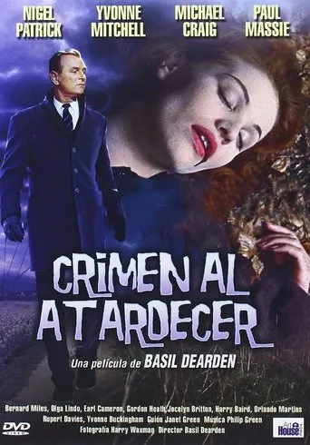 Póster de Crimen al atardecer (1959) con Nigel Patrick como Superintendent Robert Hazard