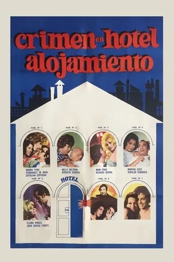 Póster de Crimen en el hotel alojamiento