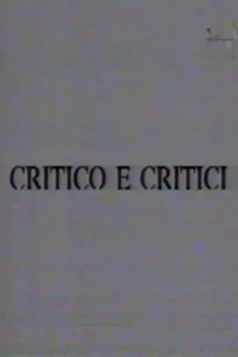 Póster de Critico e Critici