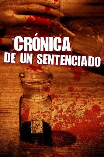 Póster de Crónica de un sentenciado