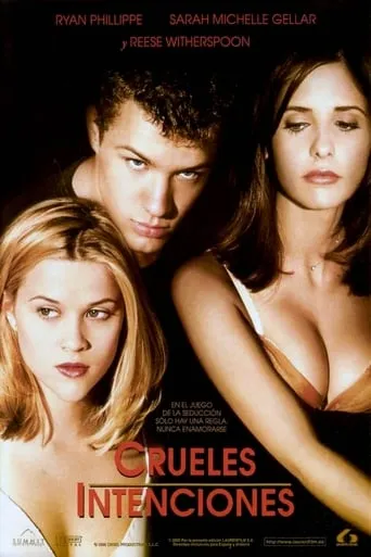 Póster de Crueles intenciones (1999) con Sarah Michelle Gellar como Kathryn Merteuil