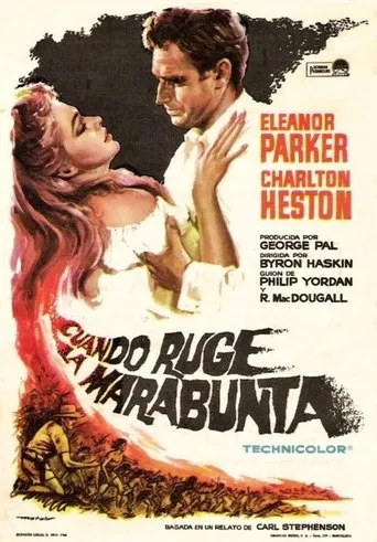 Póster de Cuando ruge la marabunta (1954) con William Conrad como Commissioner