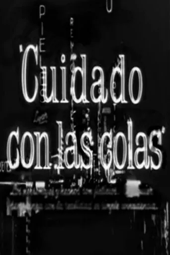 Póster de Cuidado con las colas
