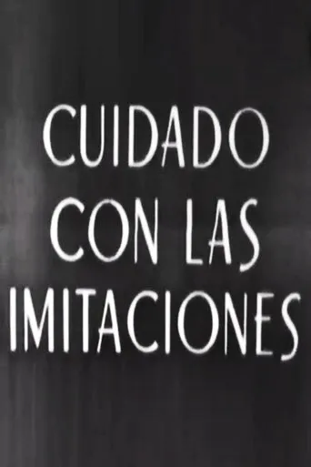 Póster de Cuidado con las imitaciones
