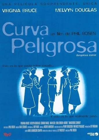Póster de Curva peligrosa (1934) con Betty Furness como Mrs. Betty Whitehouse