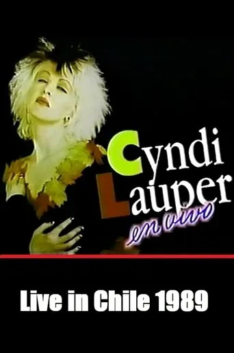 Póster de Cyndi Lauper en vivo