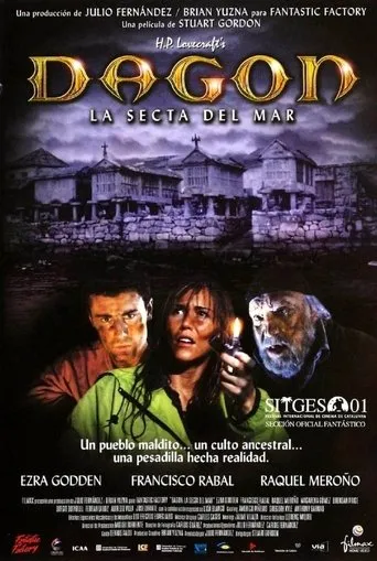 Póster de Dagon: La secta del mar (2001) con Raquel Meroño como Bárbara