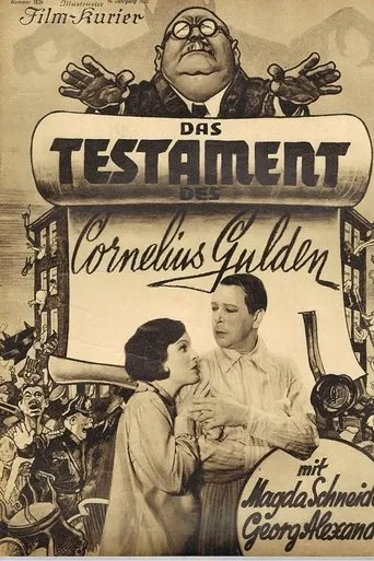 Póster de Das Testament des Cornelius Gulden